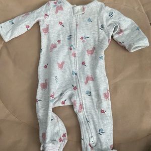 pajamas grey newborn